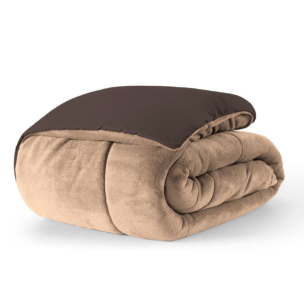 Coberdrom Cobertor Casal Queen Cold Edredom Dupla Face Manta Fleece Aconchegante