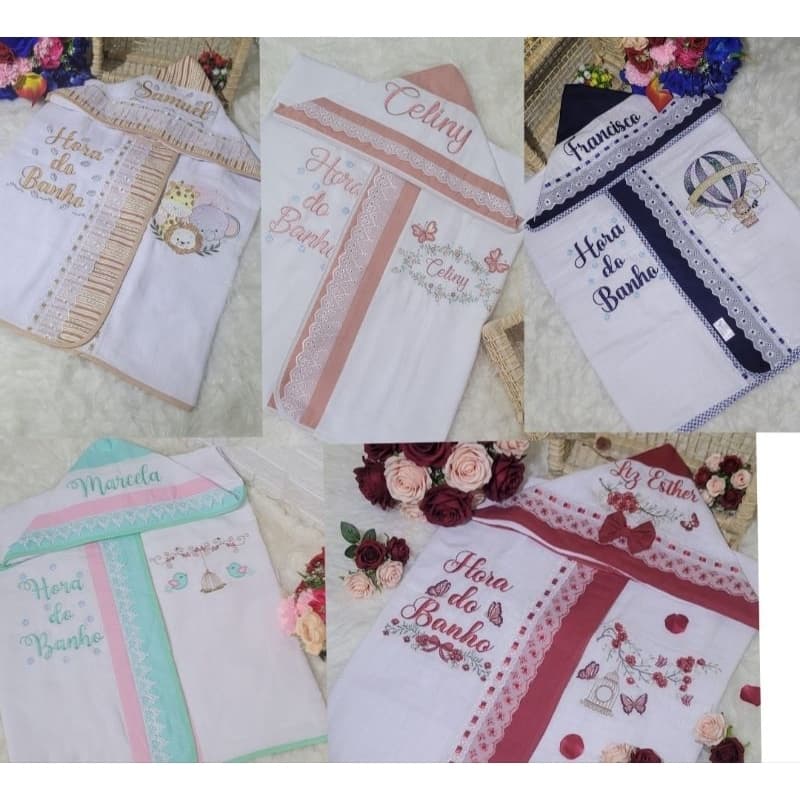 toalha capuz lixo para bebês personalizada feito tecido fralda