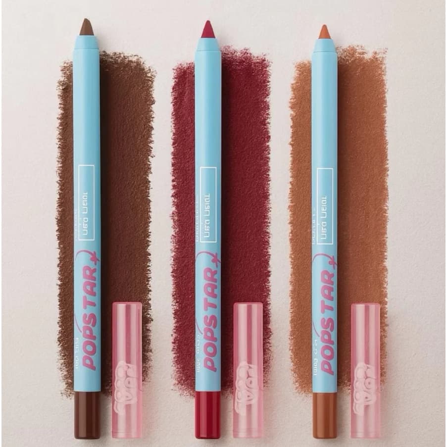 Lápis Labial Apontável Iconic Popstar Ruby Rose Contorno Labial Nude Vermelho