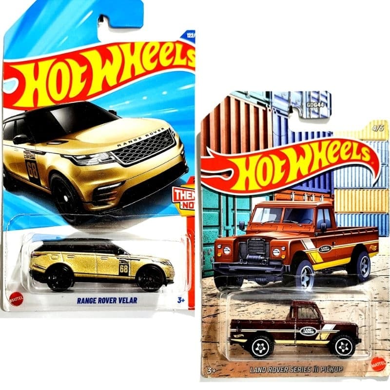 Hot Wheels carrinho coleção Range, Land Rover Defender, velar