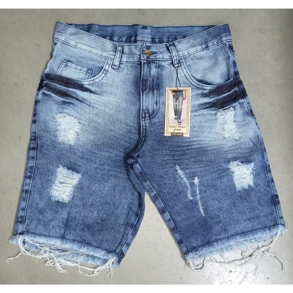 Bermuda Jeans Masculina Verão 2026
