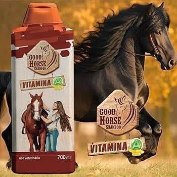Shampoo Good Horse  Vitamina A 700ml – Brilho, Maciez e Fortalecimento para Equinos