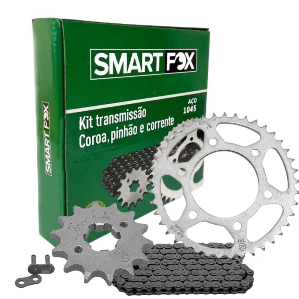Kit Relaçao Transmissao Fazer 150 Factor 150 2014 2017 2018 2021 2023 2025 2026 Smartfox