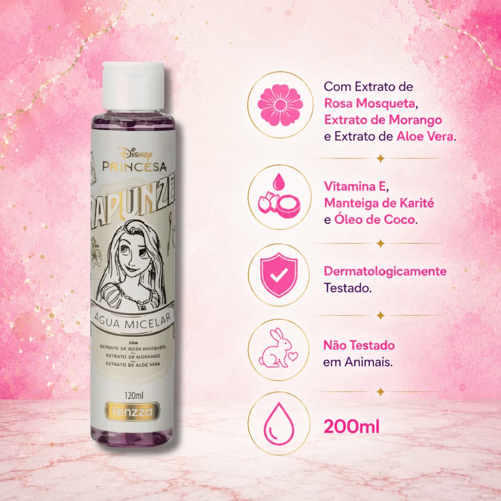 Bruma Fixadora Princesas Fenzza Rapunzel 120ml