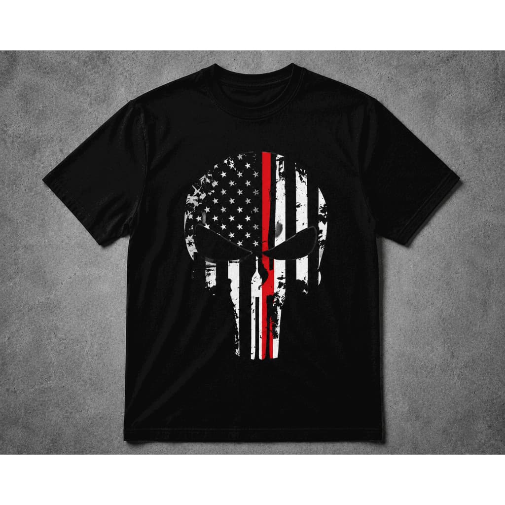 Camiseta Masculina Caveira Black Estampada - Camiseta Algodão