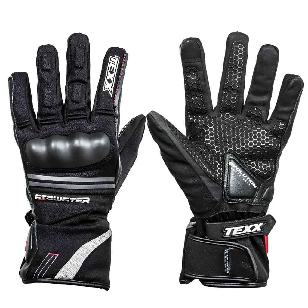 Luva Texx Biowater Stopwater V3 Preta Impermeável Moto Motociclista Inverno Original Proteção