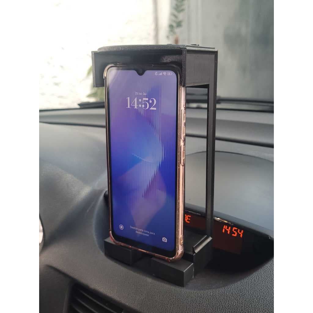 Suporte de Celular para Carro Magnético com Capa Protetora Contra Raios Solares