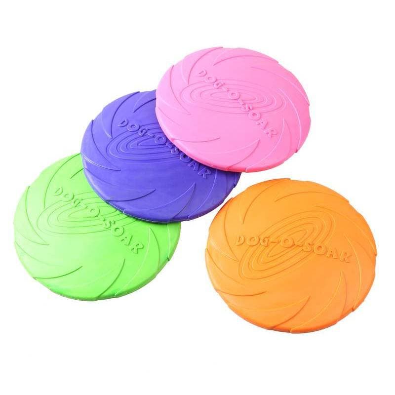 Frisbee Brinquedo Disco Em Borracha Para Cachorro Pet