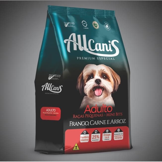 Allcanis Cães Adultos Raças Pequenas 15kg