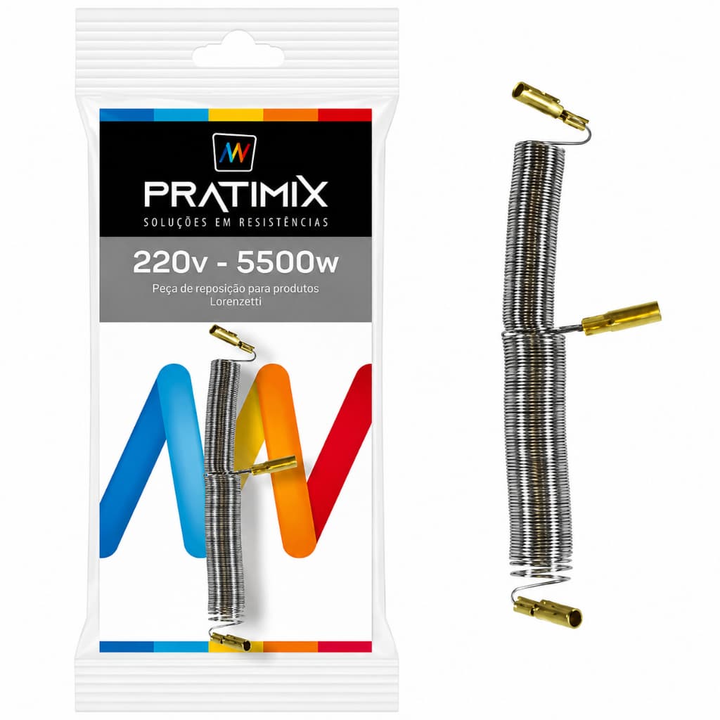 Resistência Chuveiro Mx Banho/Mx Ducha / Torneira Eletrica 220v - 5500w Lorenzetti - Astra - Cardal