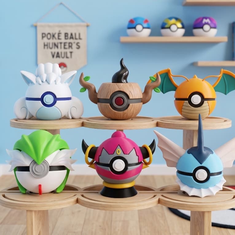 Mini Pokébola Pokémon  Poké Ball - Decorativa/Modelos Variados