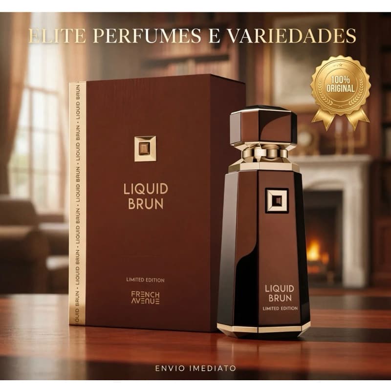 Perfume Árabe Liquid Brun French Avenue Eau De Parfum Masculino 100Ml Original To