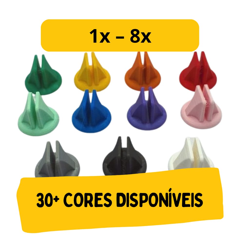 Bases 20 mm para Miniaturas de Papelão de Jogo de Tabuleiro - Stands para Tokens Board Games e RPG - 1 a 8 Unidades