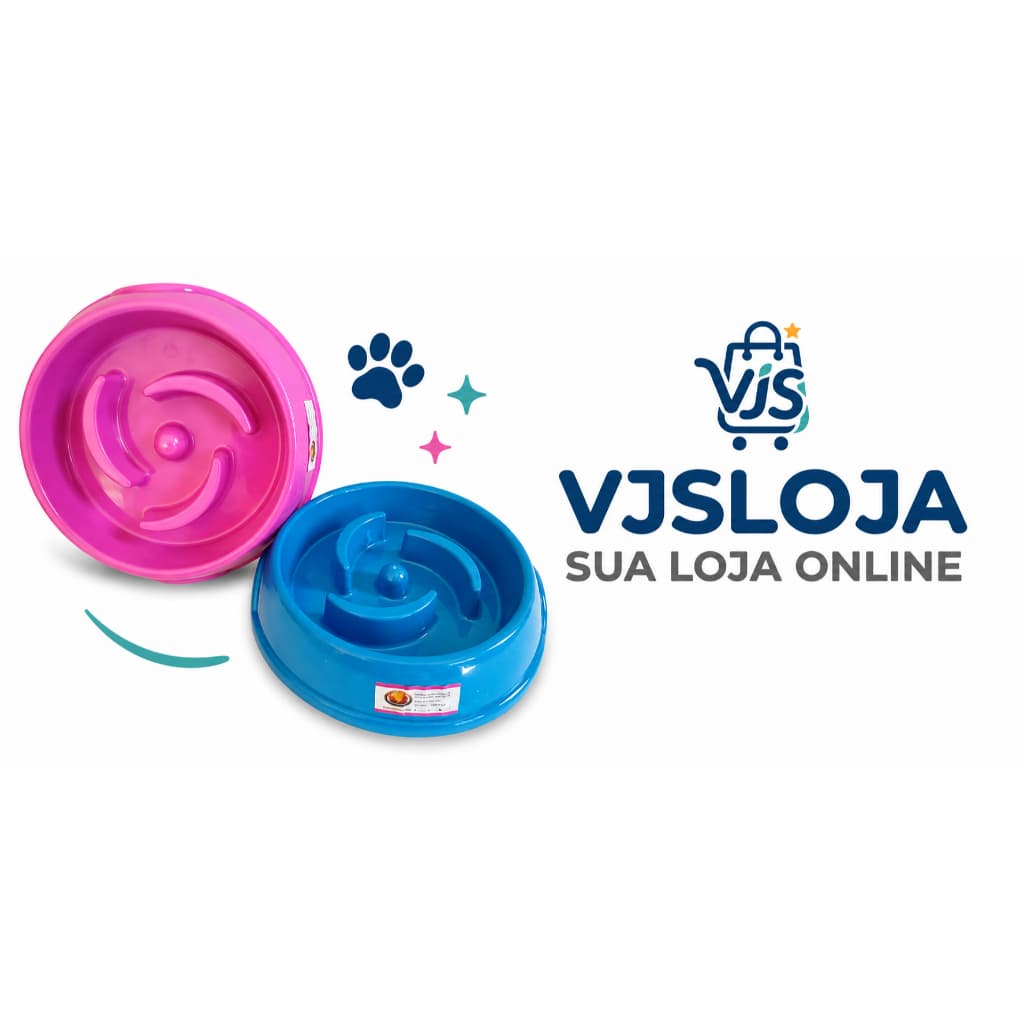 Comedouro Anti Engasgo Cães Furacão Pet Coma Devagar Tigela Alimentação Lenta