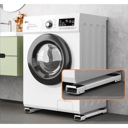 Base de suporte móvel reforçada Suporte de Base com Rodinha para Geladeira, Fogão e Máquina de Lavar