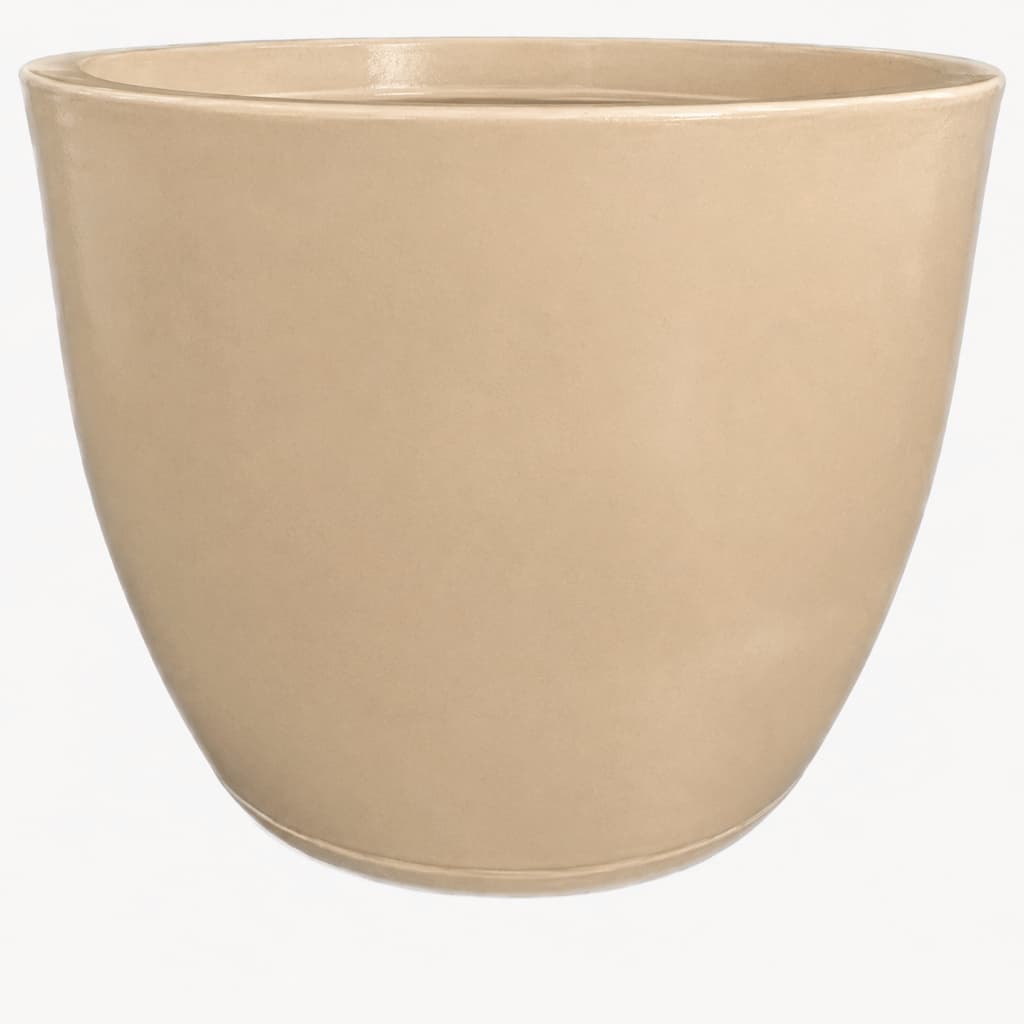 Vasos Para Plantas Bojo Polido Tamanho PP com Prato Coletor - Vaso Decorativo em Polietileno