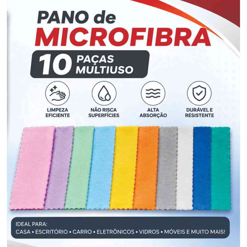 10 Panos De Micro Fibra Macio Que Não Risca