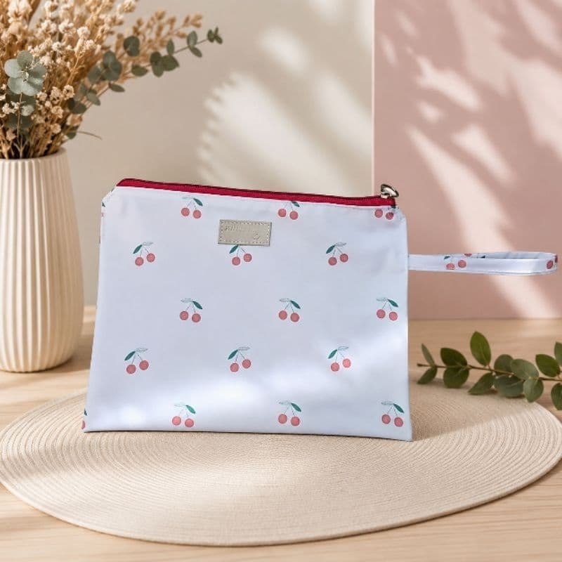 Necessaire Envelope Feminina Grande 26x20 Nylon 190 Impermeável Porta Maquiagem Organizador Bolsa Viagem