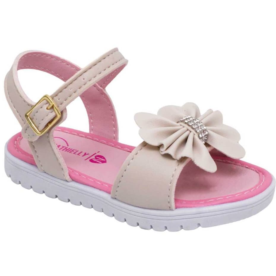 Sandália Laço Menina Criança Promoção Feminina Infantil Confortável Envio Rápido Compre Já