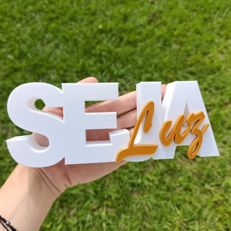 Letreiro Seja Luz Frase Cristã Religiosa Espiritualidade Fé Decoração Minimalista Sala Quarto Escritório Presente Lar