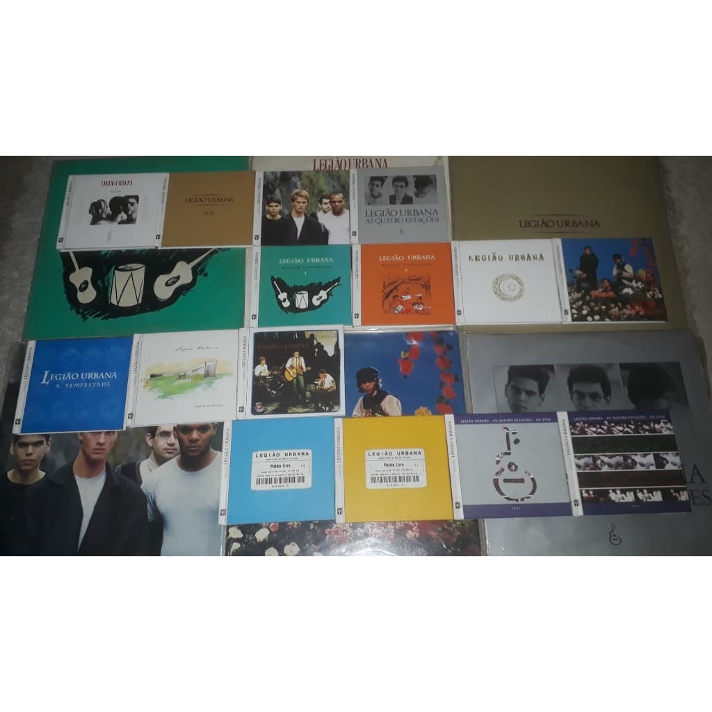15 CD'S Livros Legião Urbana Coleção Completa Editora Abril Capa Dura