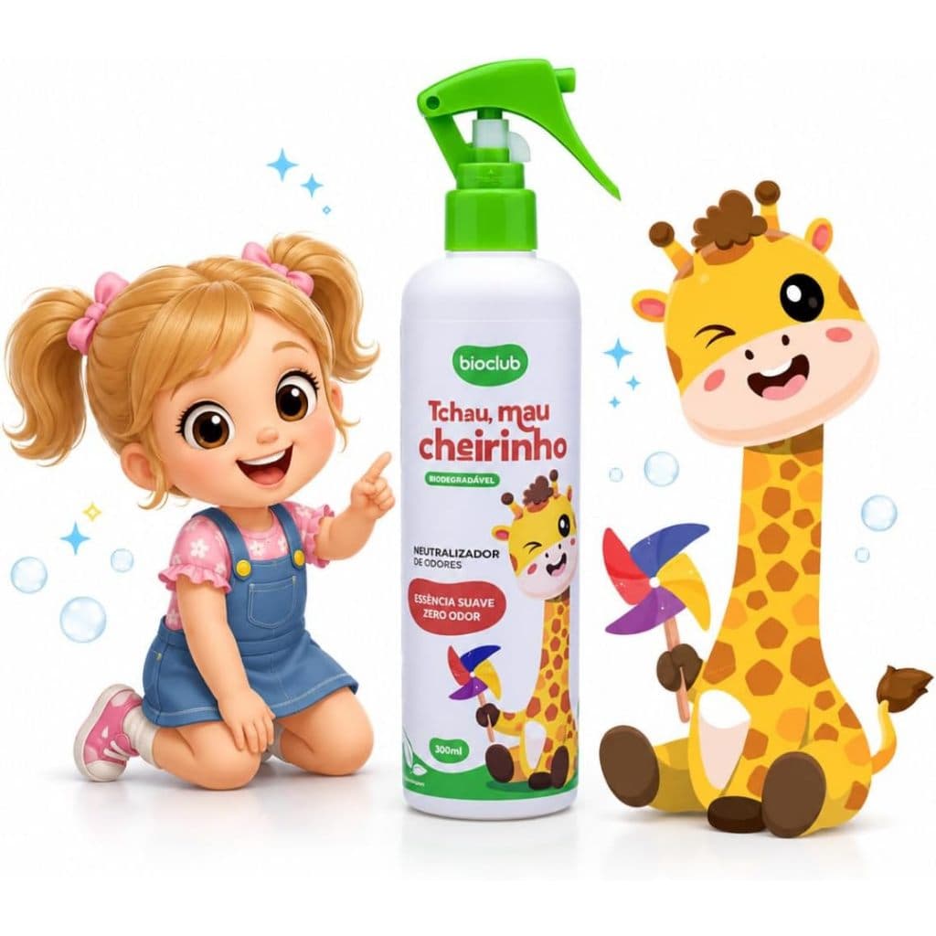 Neutralizador de Odores Infantil - Tchau Mau Cheirinho Bioclub® 300ml