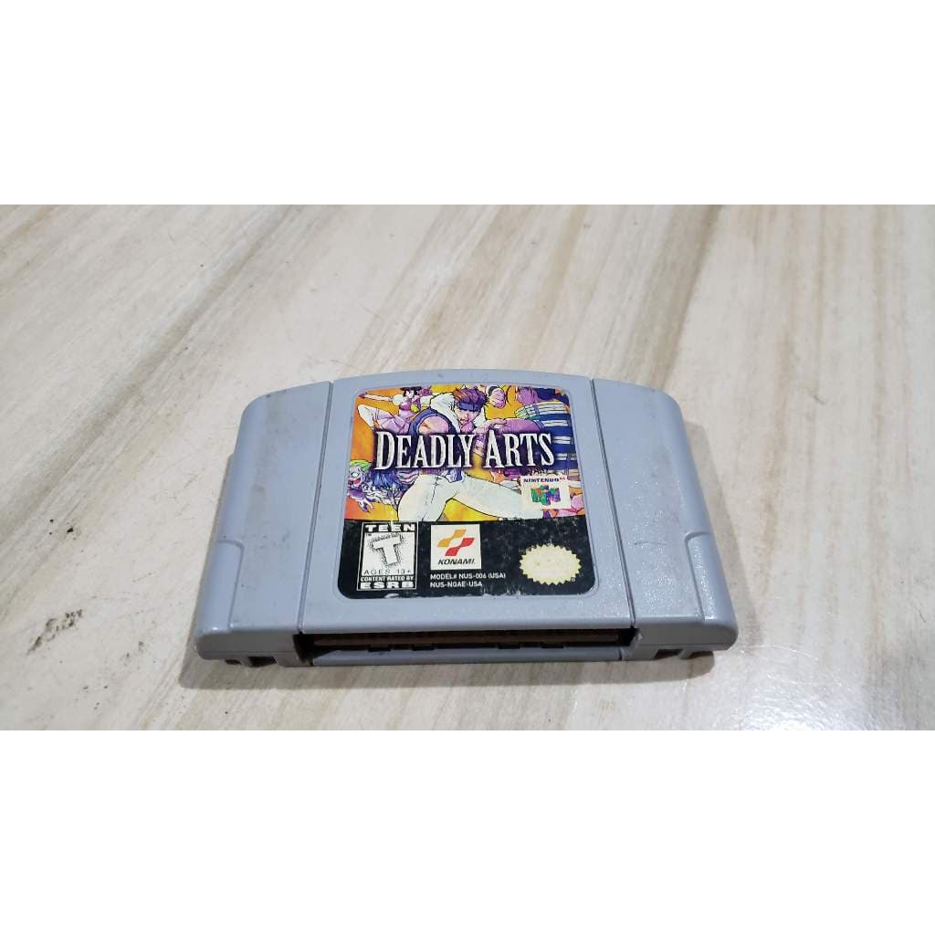 Deadly Arts Original Do Nintendo 64 N64. Tudo 100% T755