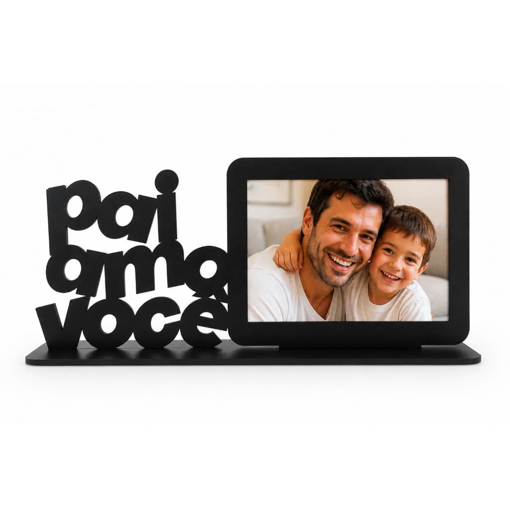 Porta-Retrato Personalizado Dia dos Pais | Presente Criativo MDF Frases