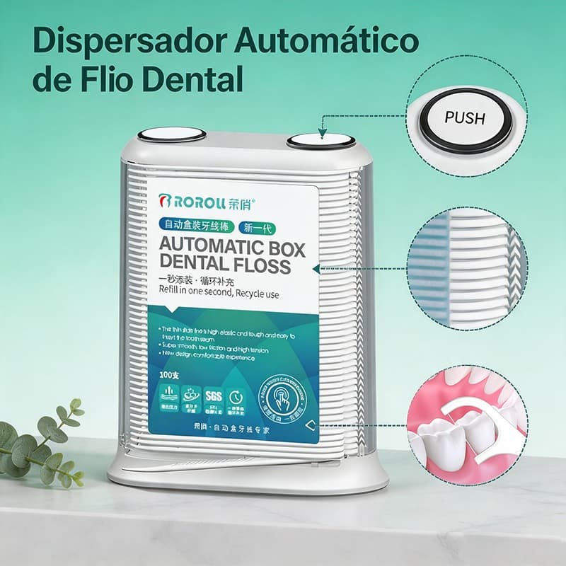 100pçs Fio dental de menta /Fio dental automático/ Forma De Arco Ultra Fina Para Crianças e adultos