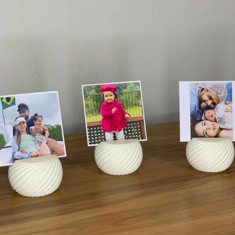 Porta Foto Suporte Porta Retrato Decoração de Mesa Lembrancinha Kit 3