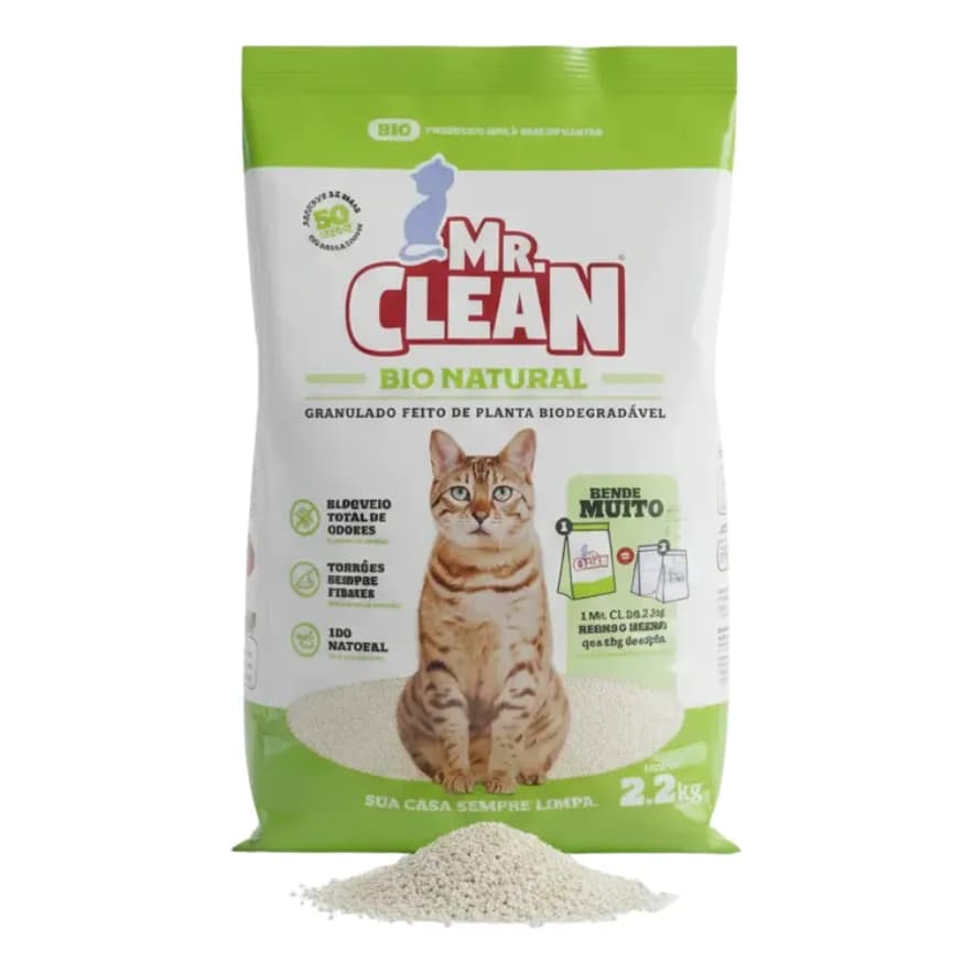 Mr Clean Bio Natural Granulado de Mandioca 2,2kg