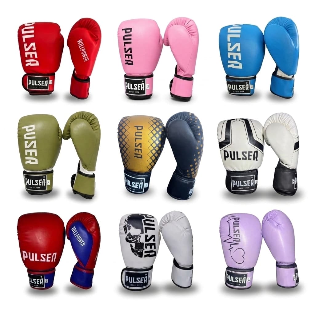 Par Luva Boxe Kickboxing Muay Thai Injetada Thunder Pulser