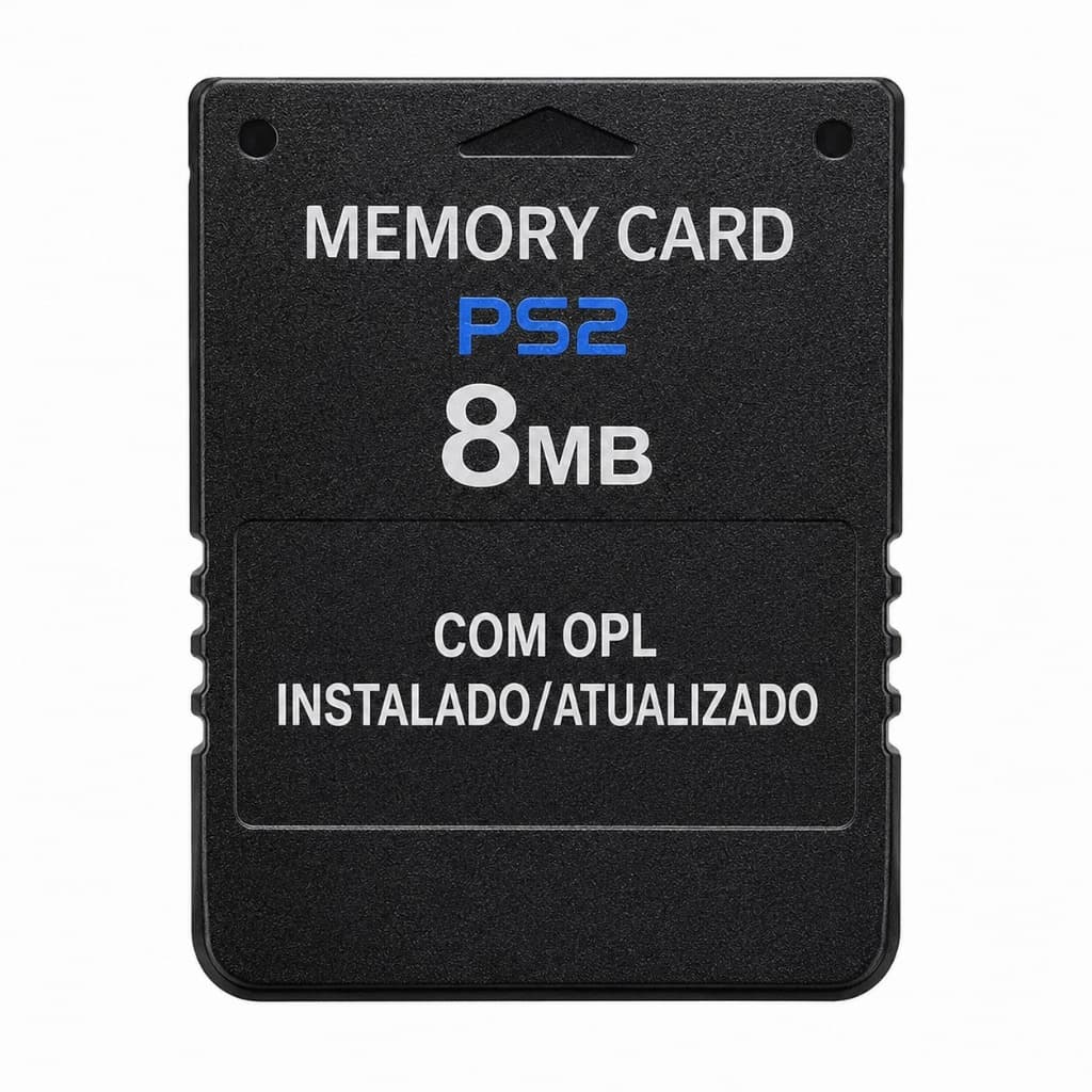 MemoryCard OPL 8MB PS2 + OPL ISTALADO + Ulaunchelf