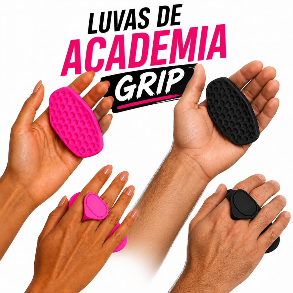 Luvas De Academia Grip Para Levantamento De Peso Para Mãos Feminina e Masculina Para Musculação Crossfit Antiderrapante