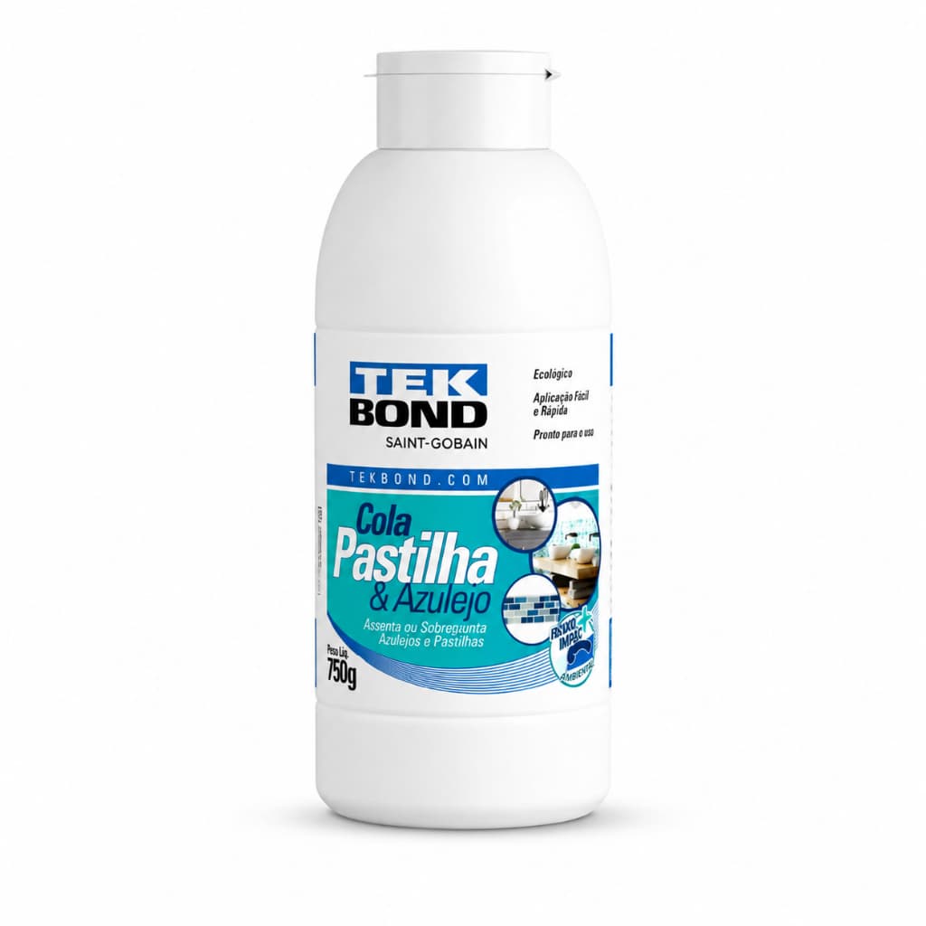 Cola para Azulejos e Pastilhas Tekbond 750g – Alta Adesão e Fácil Aplicação