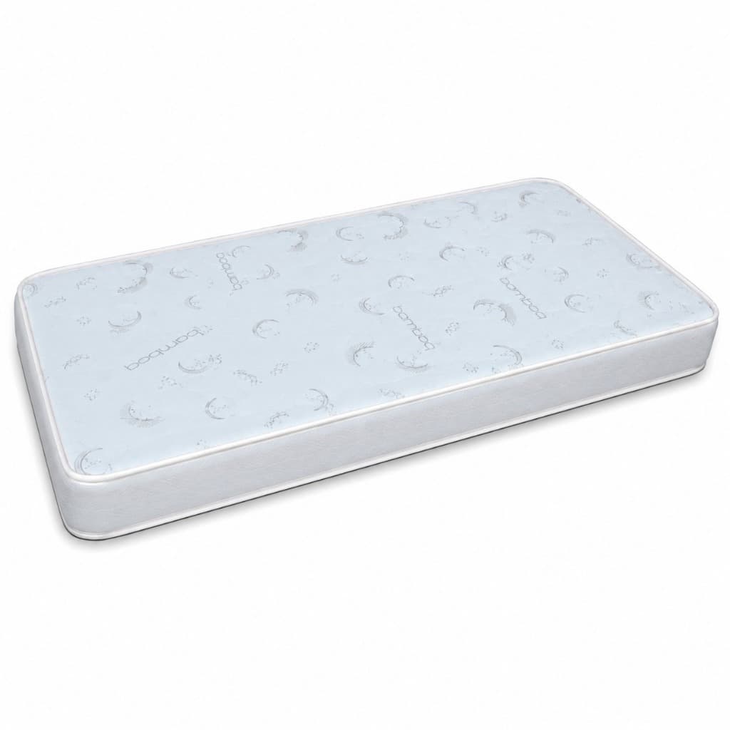 Colchão de Berço 70x130x08 Infantil Espuma D20 Branco Conforto Maciez e Durabilidade