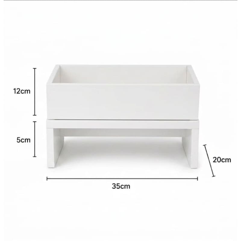Suporte Baixo em MDF Branco