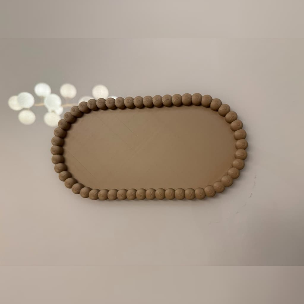 Bandeja Decorativa Porta-Joias Orgânica Bubble Porta-Bijuterias Organizador de Acessórios para Penteadeira