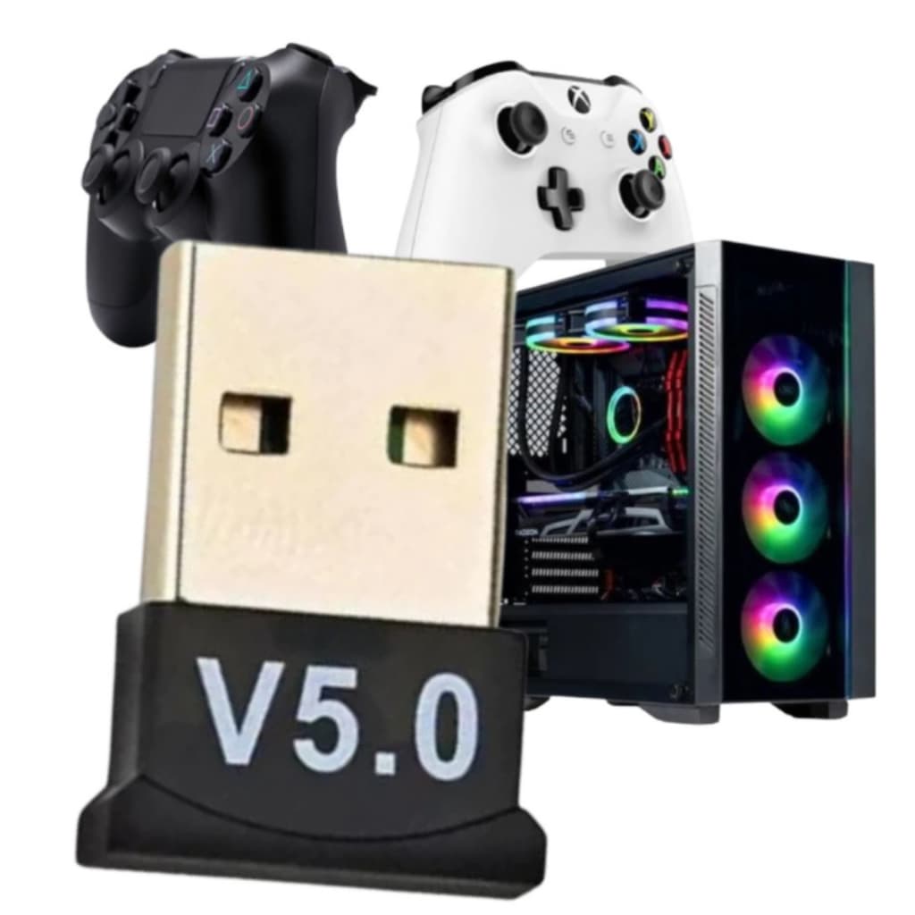 Adaptador E Receptor USB Bluetooth 5.0 Plug usb Transmissor de audio para Notebook