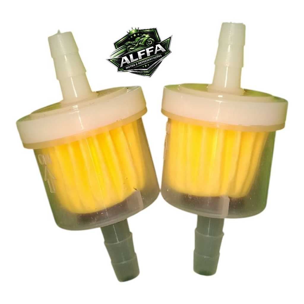 Filtro de Combustível Gasolina Universal Compatível Todas Motos Carburadas.