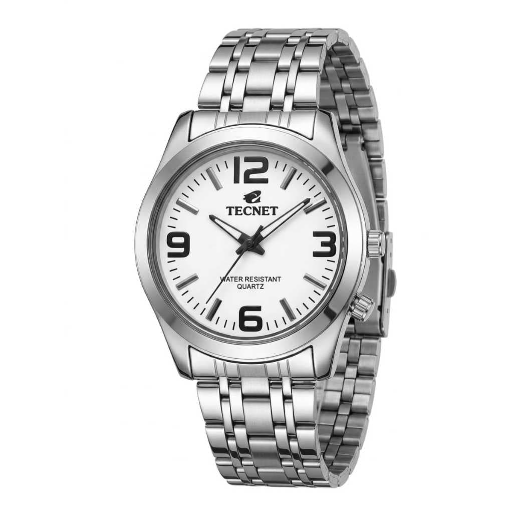 Relógio Masculino Tecnet Shark - 511CH - Aço Inox - 40mm - Resistente à Água