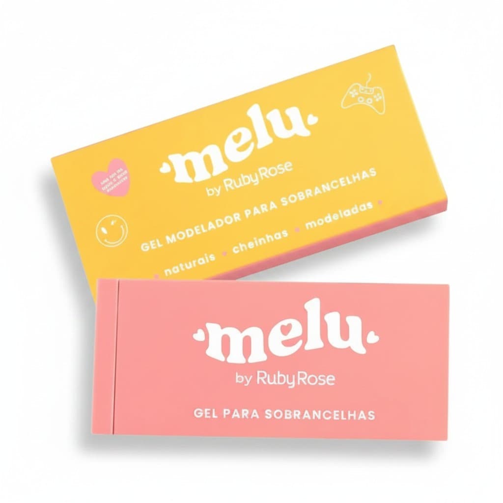 Gel Modelador Para Sobrancelha Com Pincel Melu By Ruby Rose