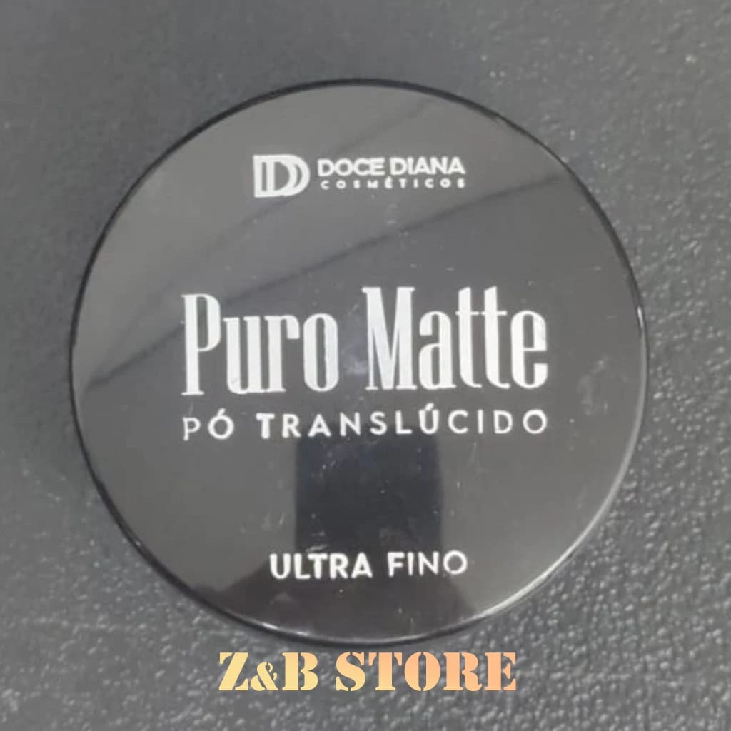 Pó Translúcido Puro Matte Doce Diana – Acabamento Leve, Sela Maquiagem e Controla Brilho
