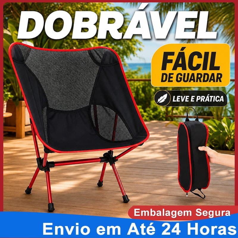Cadeira Acampamento Dobrável Ultraleve Tecido Oxford 600D Resistente Água Cadeira Praia Pesca Piquenique Jardim
