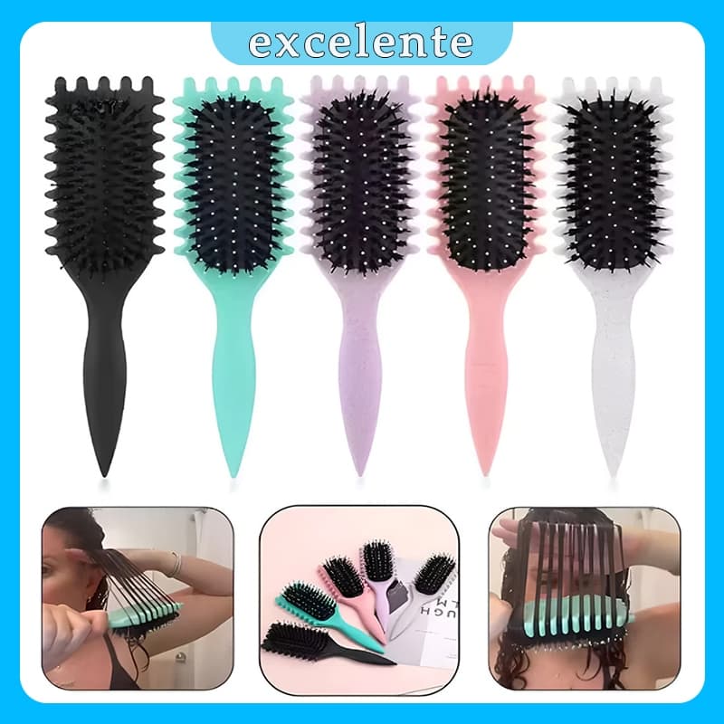Escova Modeladora Bounce Curl Defining Com Almofada De Ar Para Massagem E Ondulação