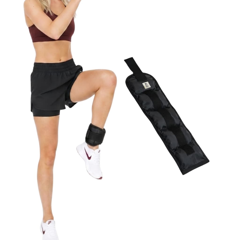 Tornozeleira de Exercícios Academia Caneleira de Peso Fitness Musculação Velcro Reforçado