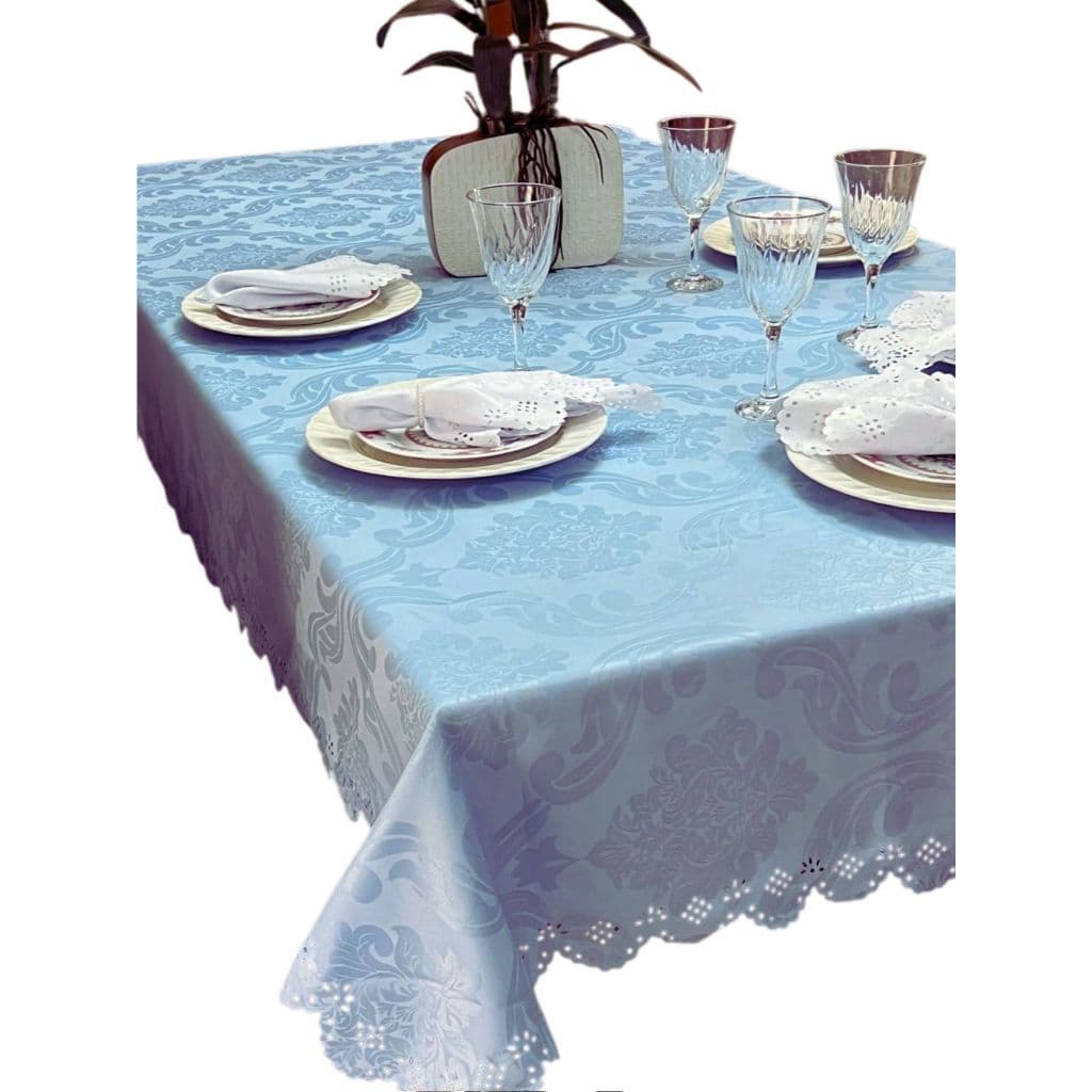 Toalha de Mesa Jacquard 1.40mts - Para Mesa de 4 Cadeiras com Design Moderno e Acabamento Premium