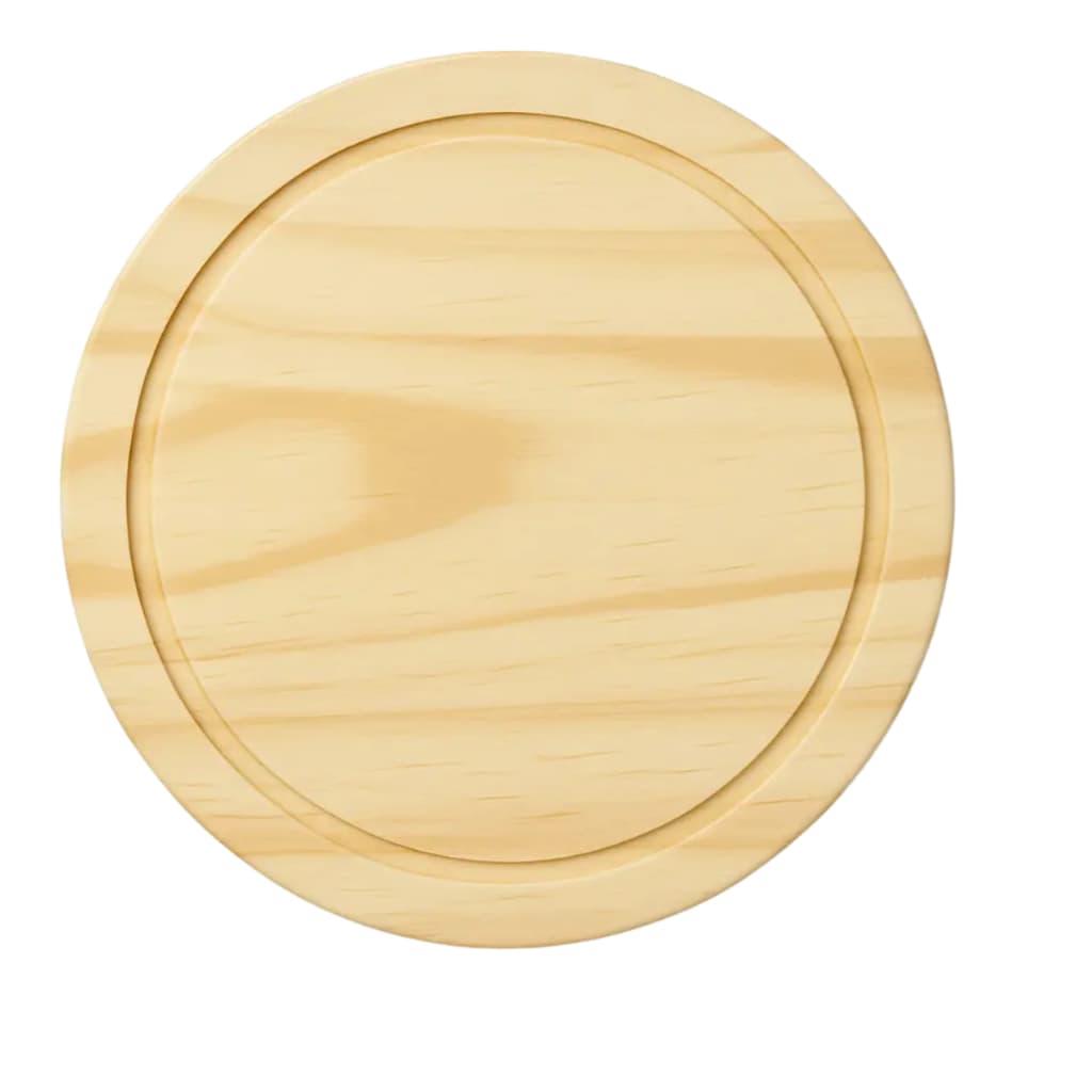 Tábua Bandeja Redonda 22 Cm Para Pizzas Petiscos Frios Chef Gourmet