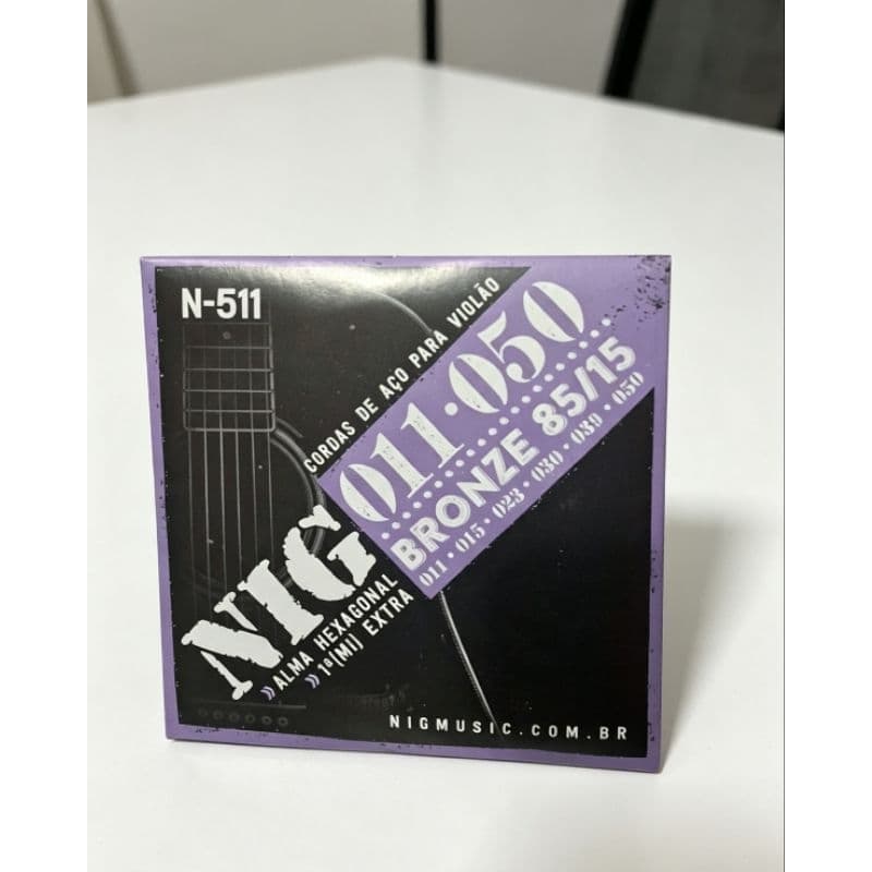 Encordoamento Violão Aço Nig N511 .011 Original