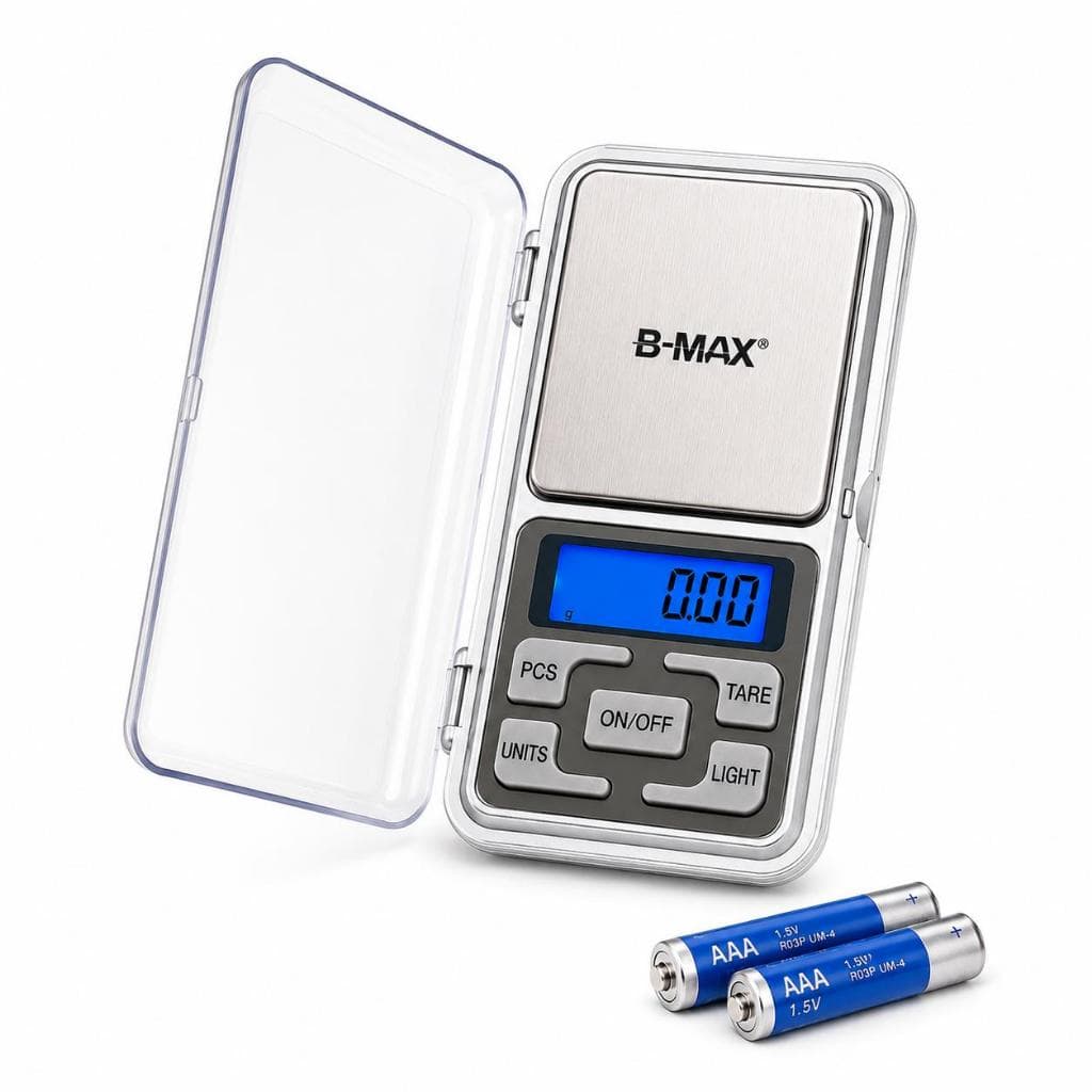 Mini Balança Digital Precisão 0,1g 500g LCD Portátil Bolso